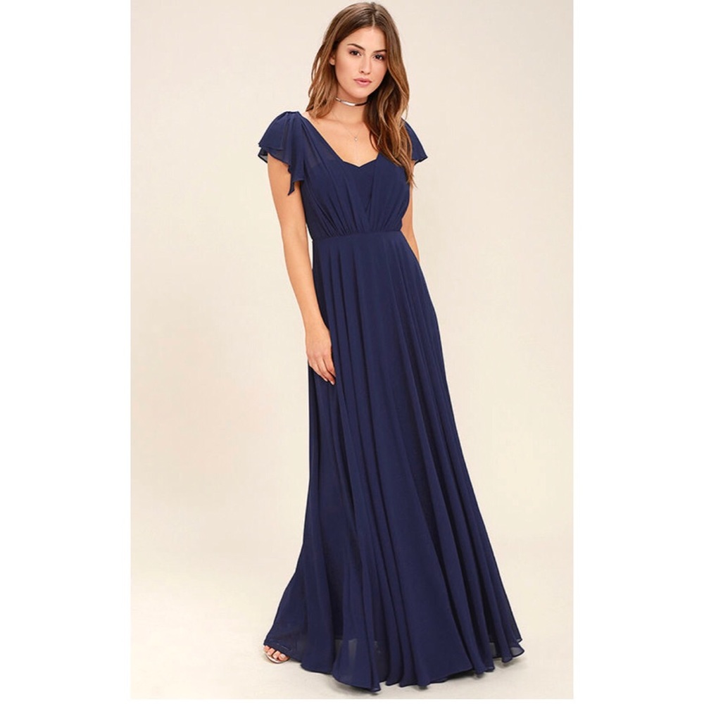 NWT Lulu’s Falling For You Maxi Dress size XL